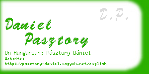 daniel pasztory business card